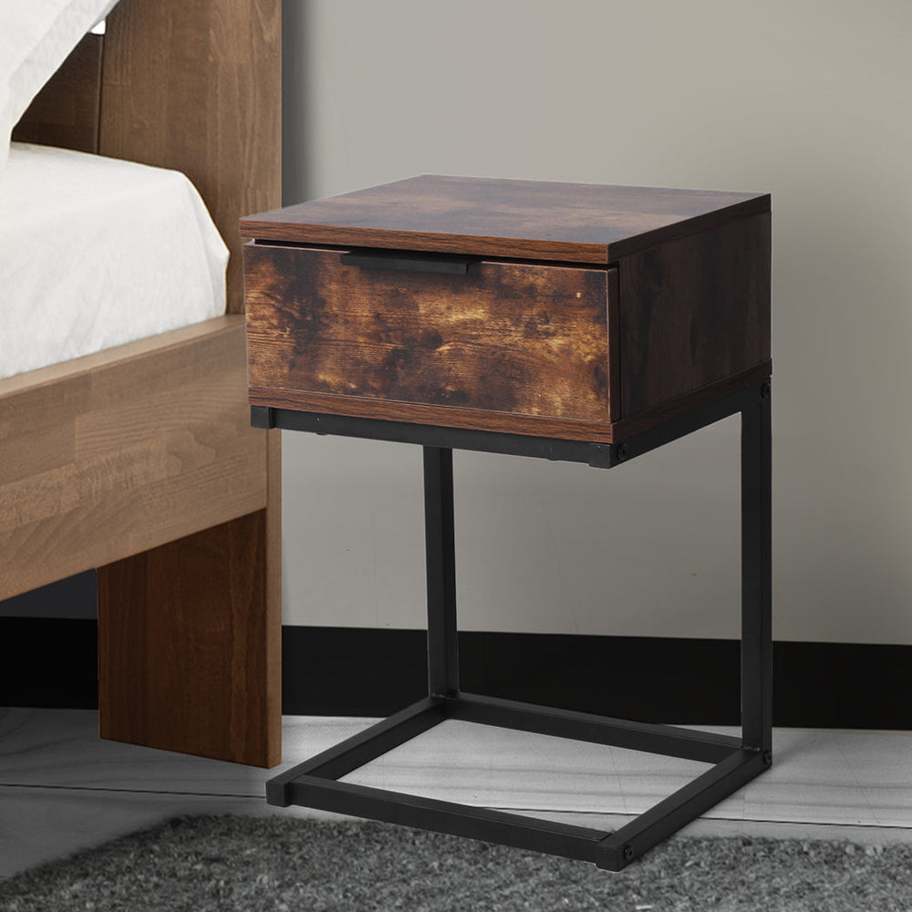 Levede Bedside Tables Side End Table Wood Nightstand Storage Drawers Cabinet