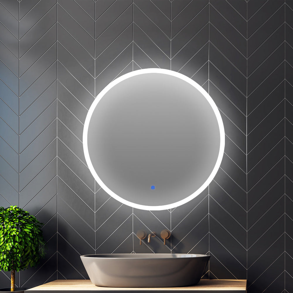 Emitto Makeup Mirror LED Light Bathroom Wall Mirrors Anti-fog Clear Vanity 50cm