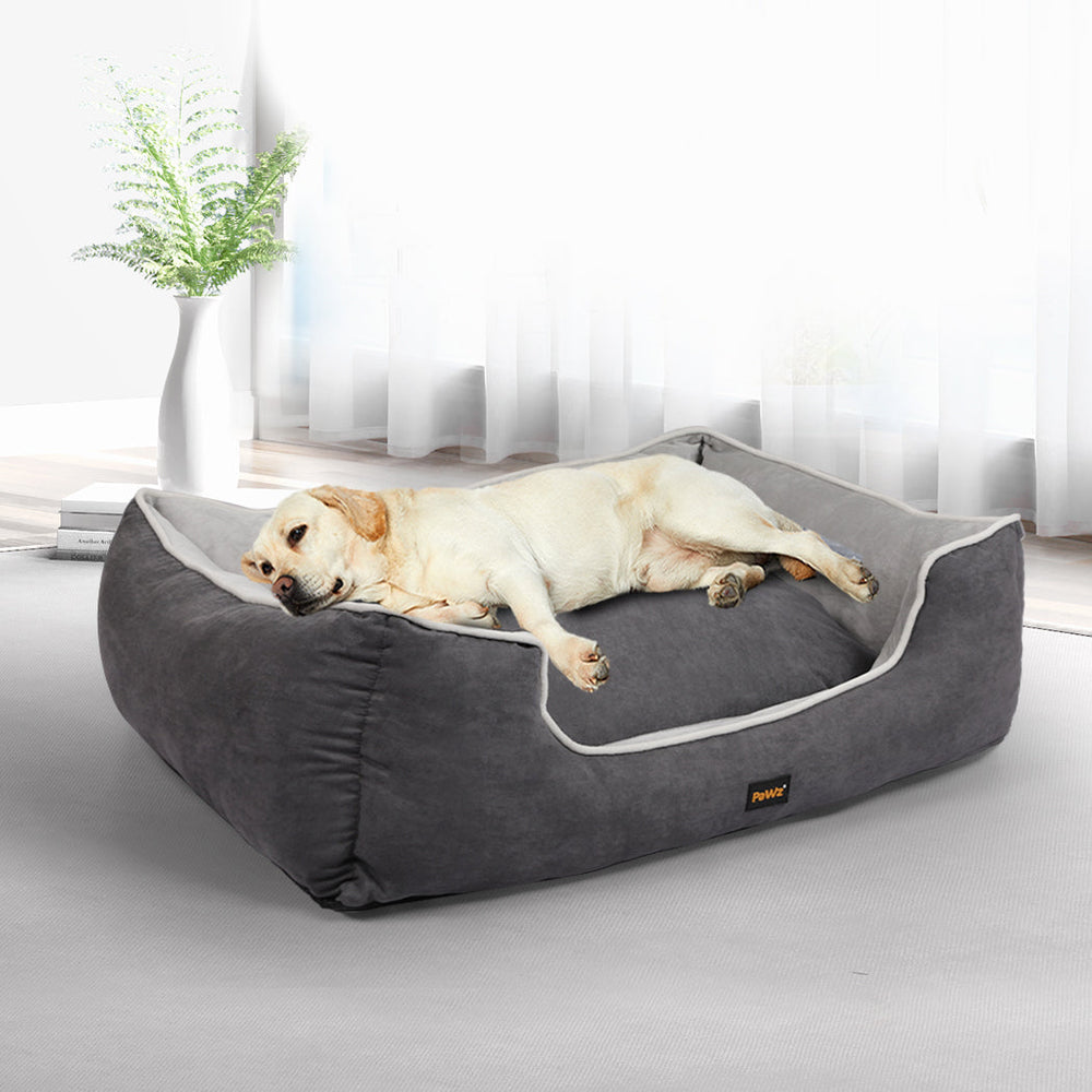 Pawz Pet Bed Mattress Dog Cat Pad Mat Puppy Cushion Soft Warm Washable 3XL Grey