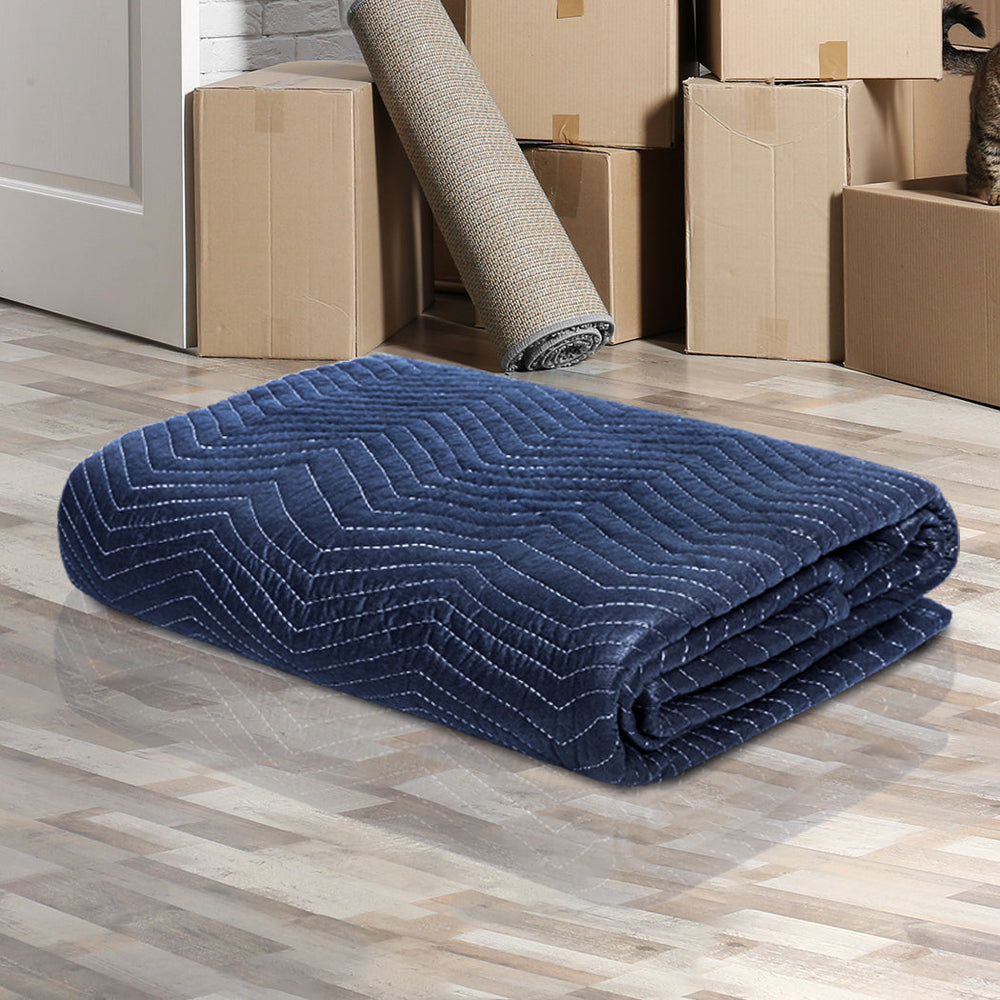 Traderight Moving Blanket Furniture Protection Quilted Removalist Pad 1.8Mx3.4M