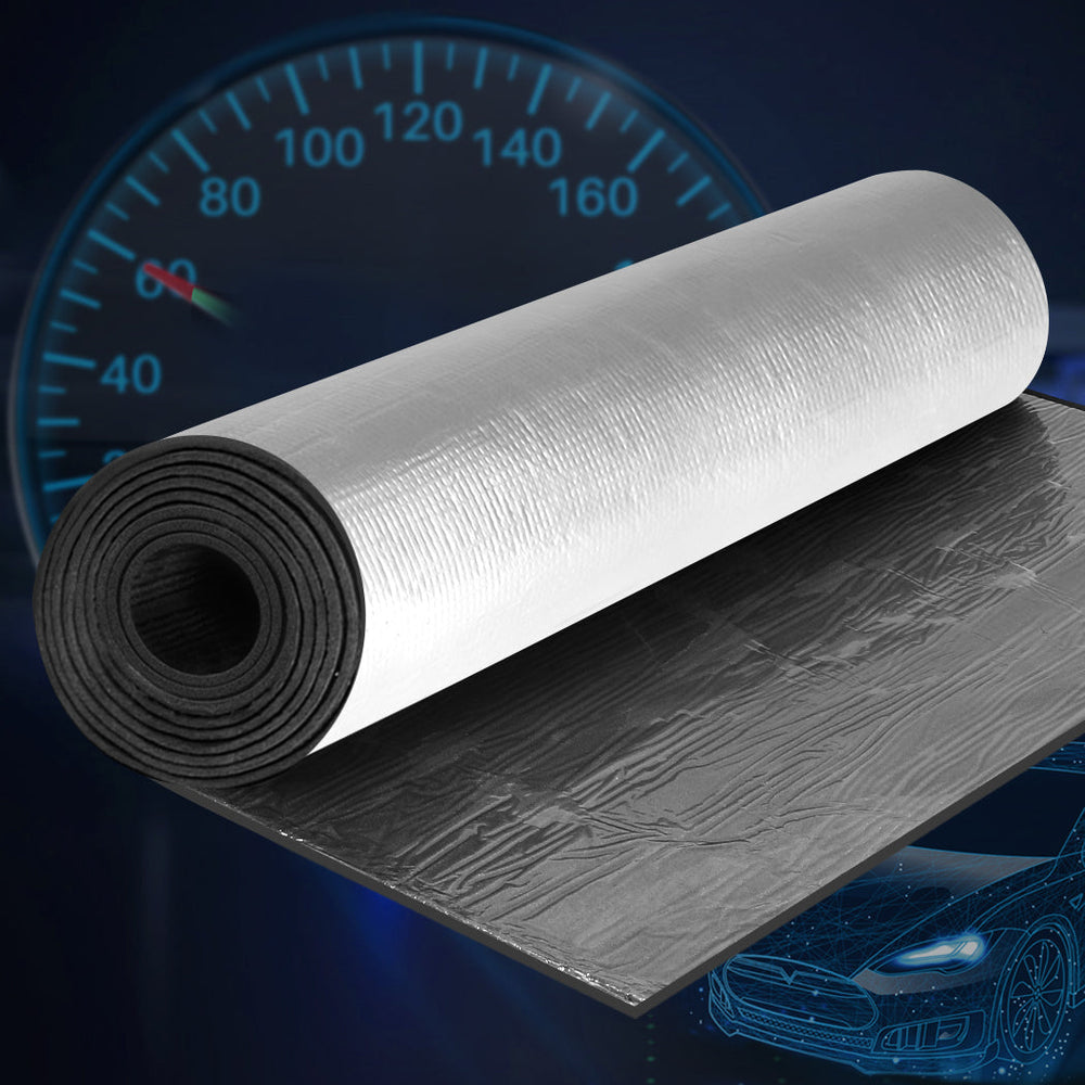 Manan Sound Deadener Foam Insulation Heat Noise Proofing Car Shield Mat Roll 5mm