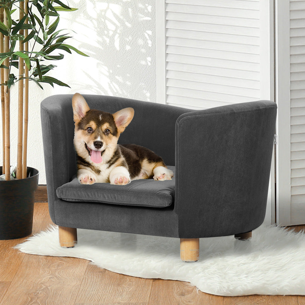 Pawz Luxury Elevated Sofa Anti-slip Raised Dog Cat Beds Couch Kitten Lounge