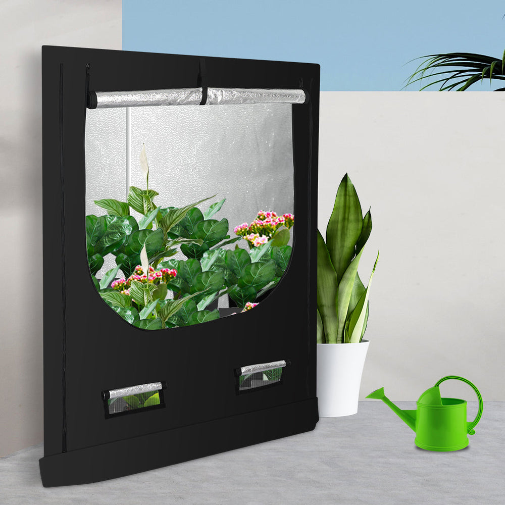 Traderight Group  Grow Tent Indoor System Hydroponics Room 600D Oxford Plant Aluminium 100x142x180