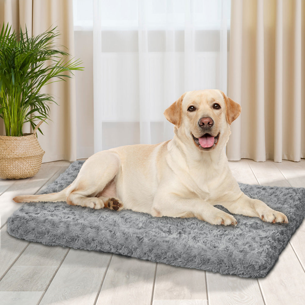 Pawz Pet Bed Dog Beds Bedding Soft Warm Mattress Cushion Pillow Mat Velvet L