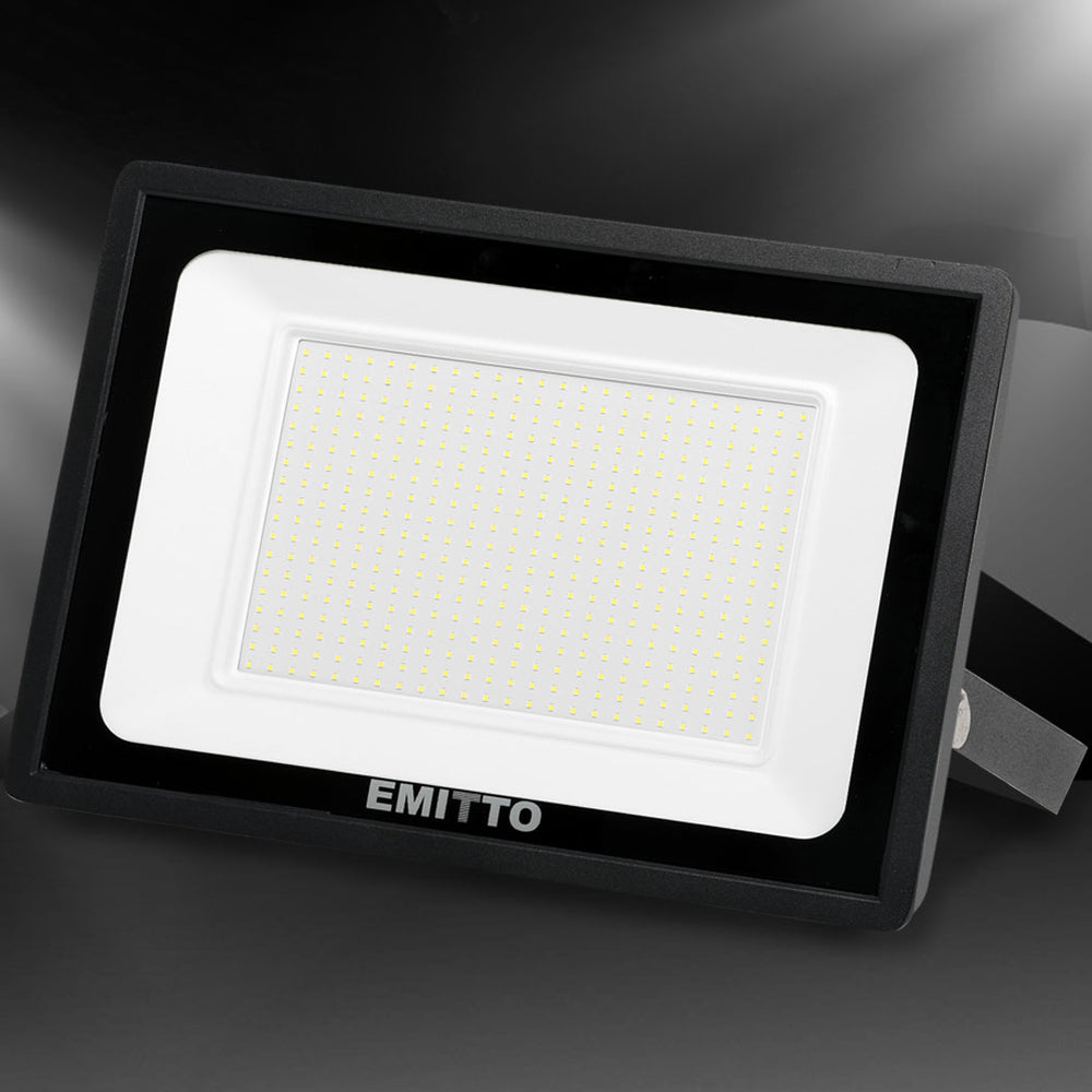 Emitto LED Flood Light 300W Outdoor Floodlights Lamp 220V-240V Cool White