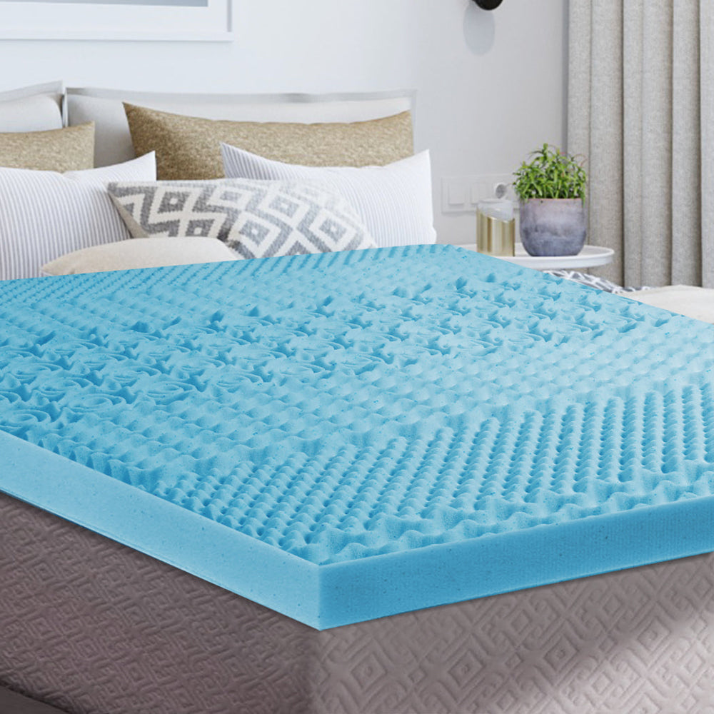 Dreamz 7-Zone Cool Gel Memory Foam Bamboo Removable Cover 8CM Queen