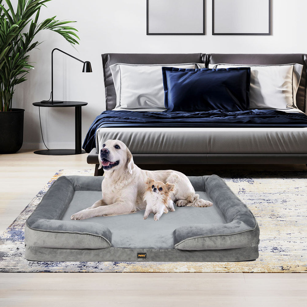 Pawz Memory Foam Pet Sofa Bed Cushion Dog Mat Washable Removable Orthopedic XXL
