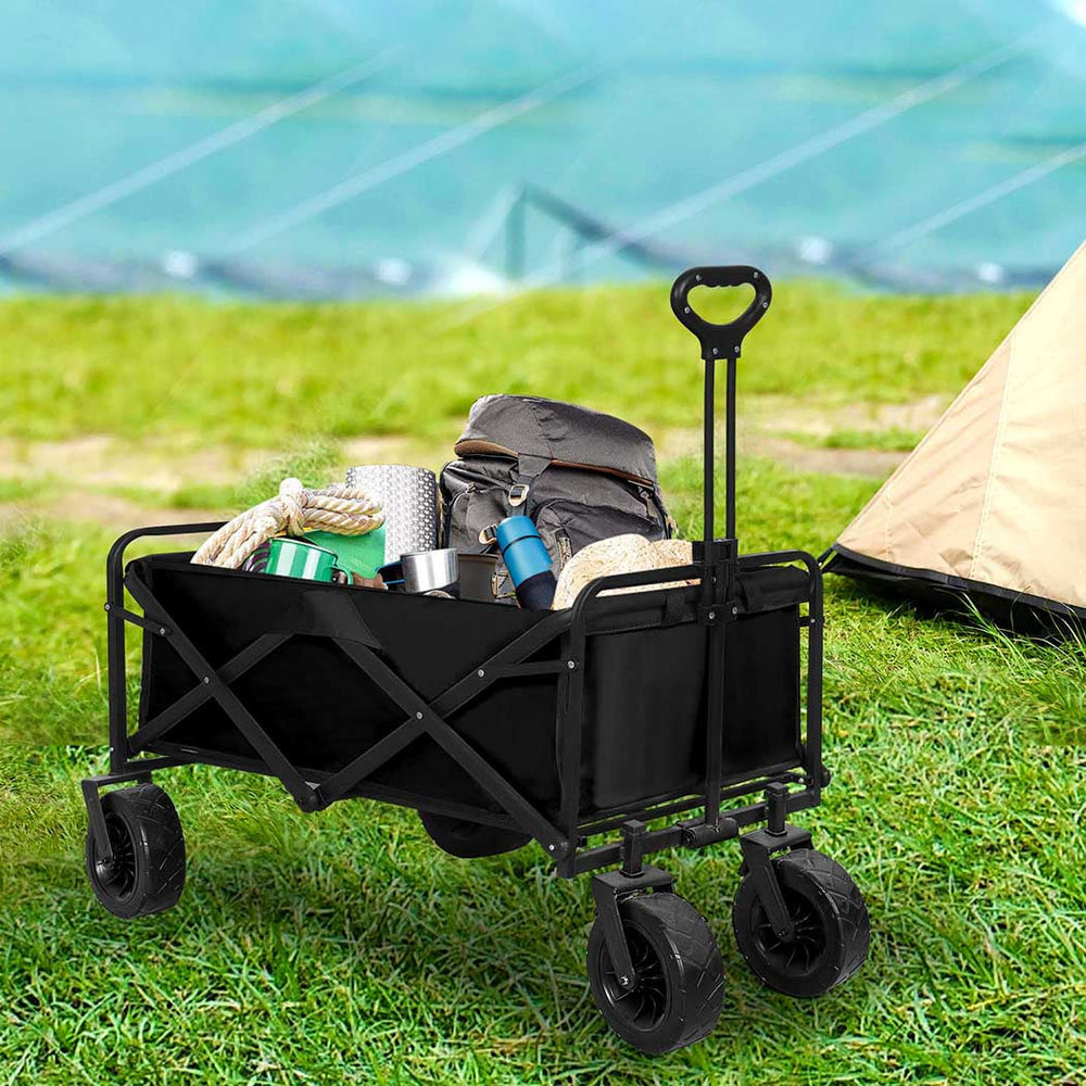 Lambu Garden Camping Trolley Outdoor Garden Wagon Cart Folding Widen L –  Coles Best Buys Online Exclusives