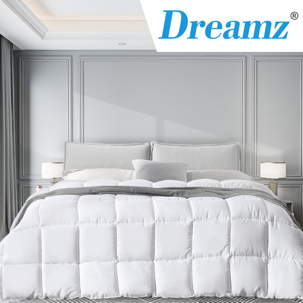 Dreamz 200GSM All Season Bamboo Winter Summer Quilt Duvet Doona Soft King Size