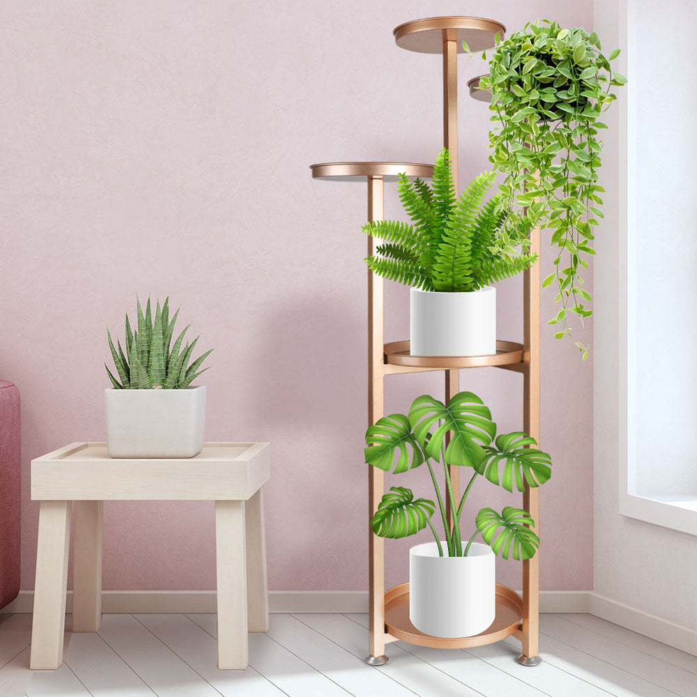 Levede Plant Stand Outdoor Indoor Flower Pots Rack Garden Shelf Home Decor 120CM