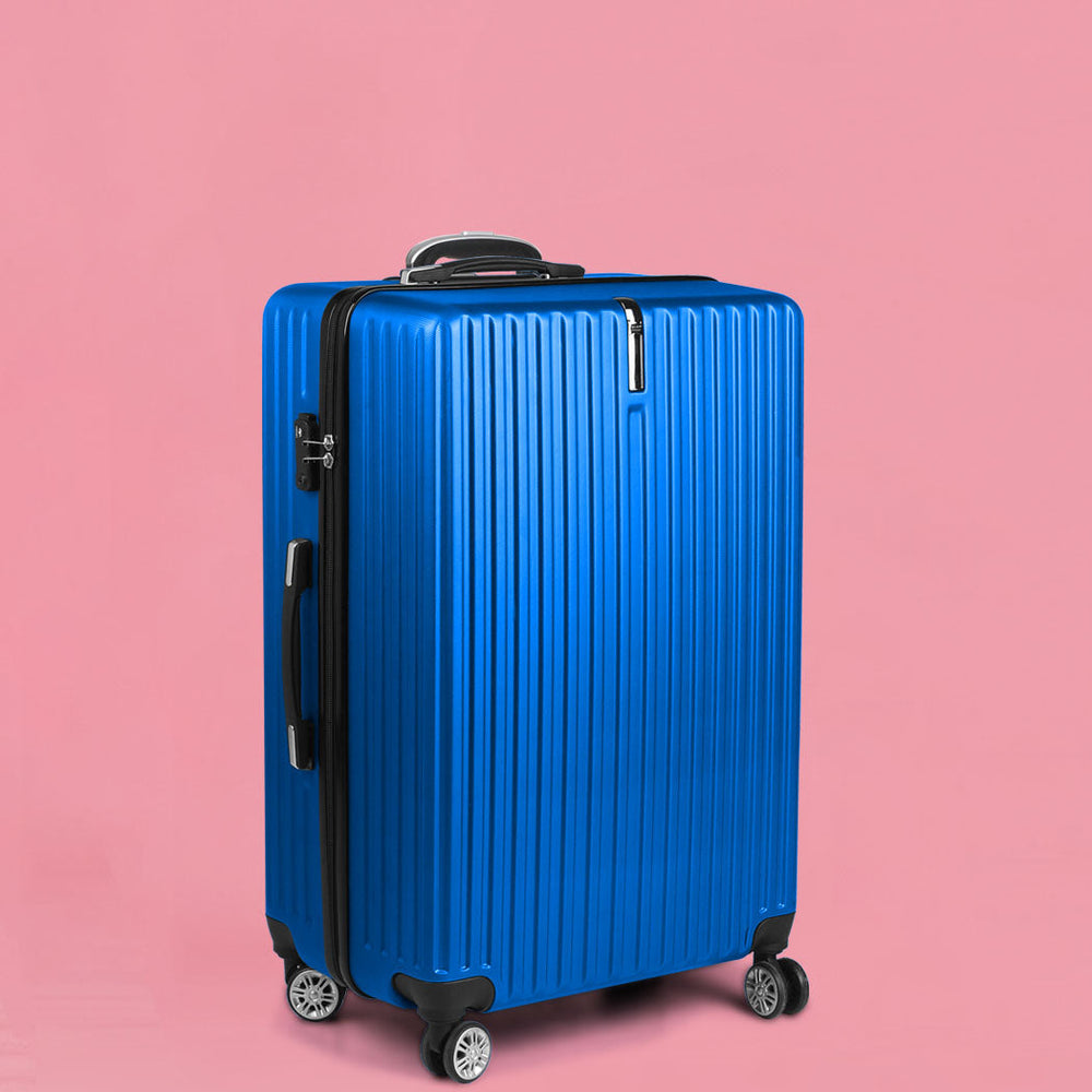 Slimbridge 28&quot; Inch Luggage Suitcase Travel TSA Lock Hard Shell Carry Case Blue