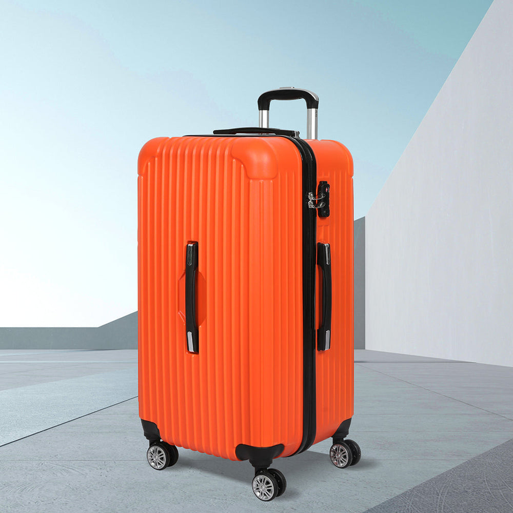 Slimbridge 30&quot;Trunk Luggage Travel Suitcase Travelling Large TSA 4 Wheels Orange