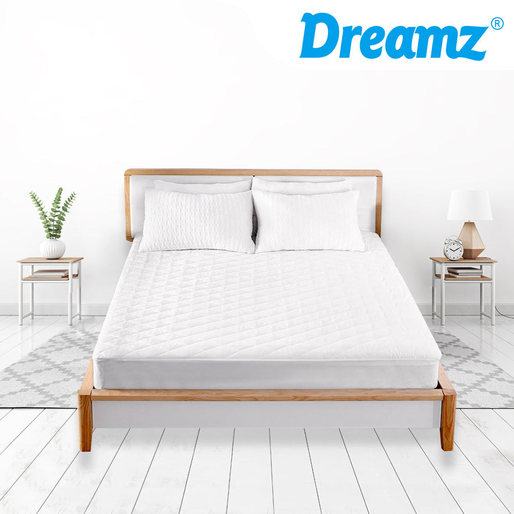 Dreamz Fully Fitted Waterproof Microfiber Mattress Protector in Single Size