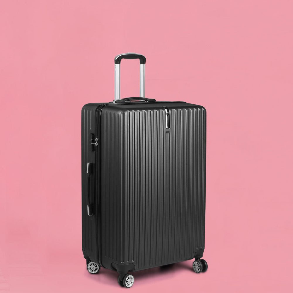 Slimbridge 24&quot; Inch Luggage Suitcase Travel TSA Lock Hard Shell Carry Case Black