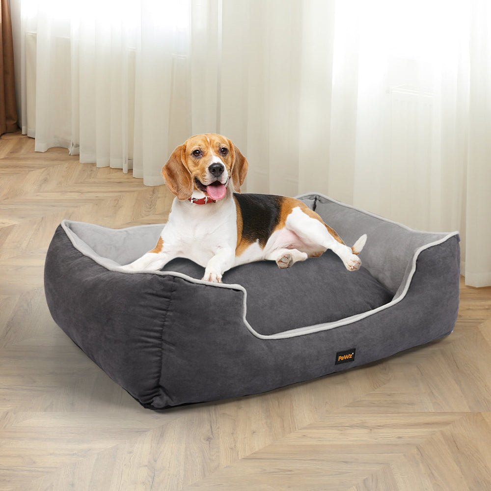 Pawz Pet Bed Mattress Dog Cat Pad Mat Puppy Cushion Soft Warm Washable XL Grey