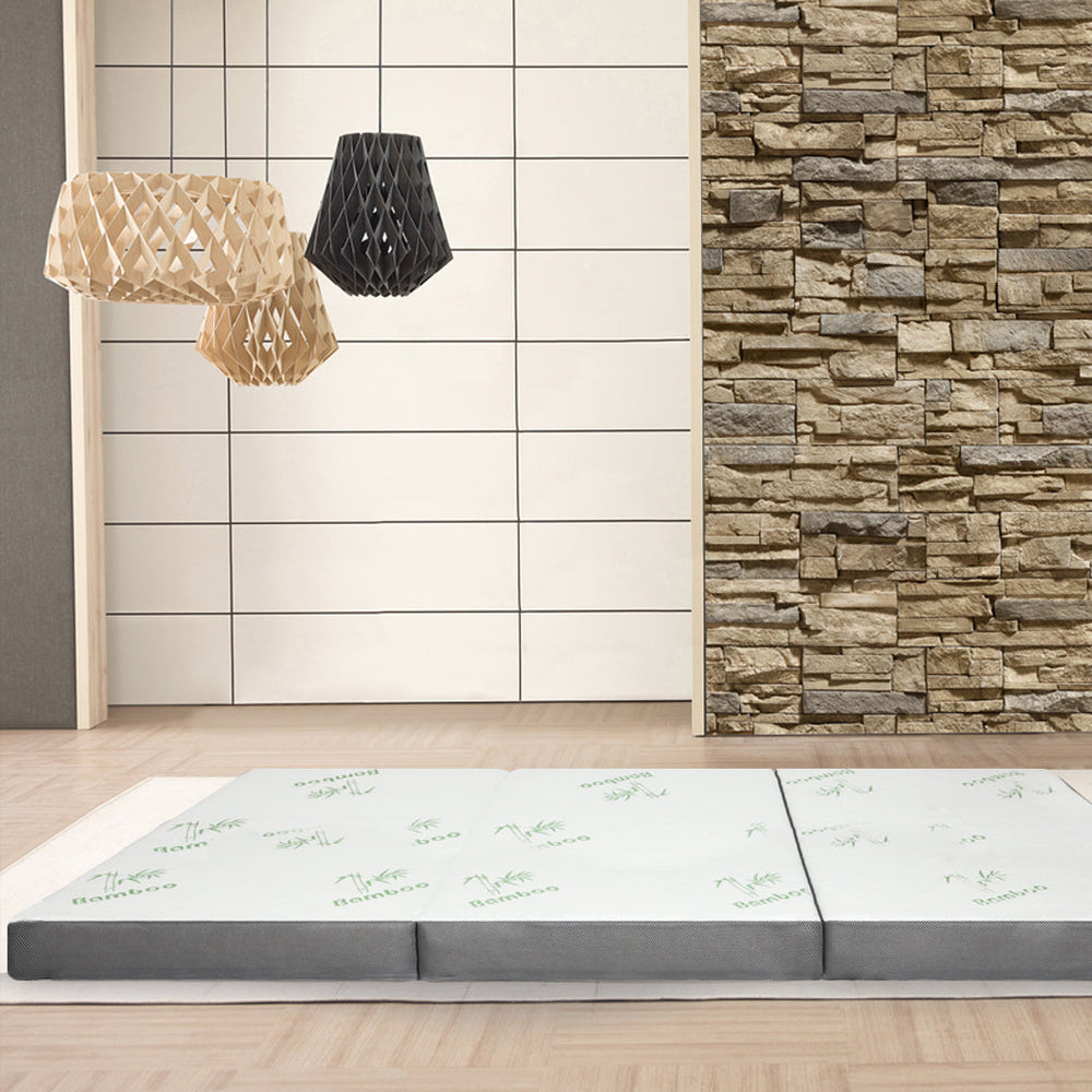 DreamZ Folding Mattress Foldable Foam Bed Camping Floor Mat Cushion Pad Double