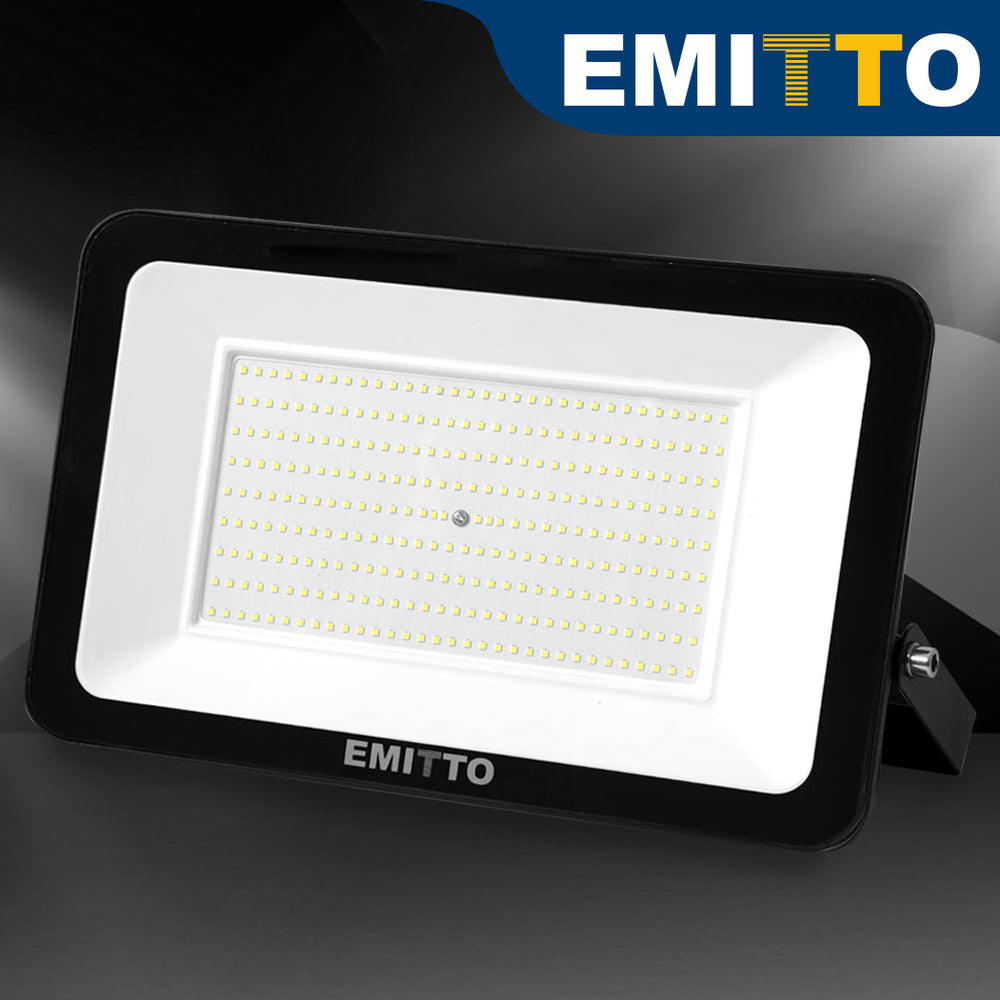 Emitto LED Flood Light 200W Outdoor Floodlights Lamp 220V-240V IP65 Cool White