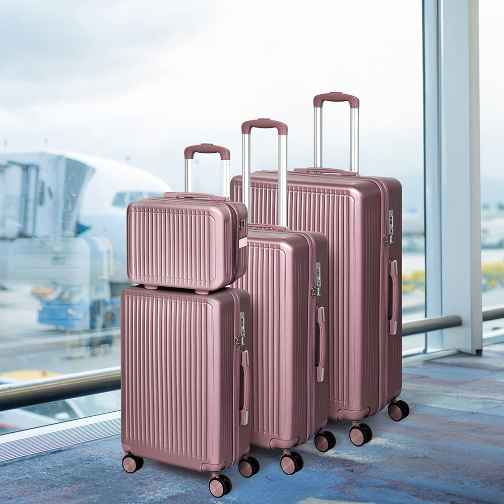 Slimbridge Luggage Suitcase Trolley Set Travel Lightweight 4pc 14&quot;+20&quot;+24&quot;+28&quot;