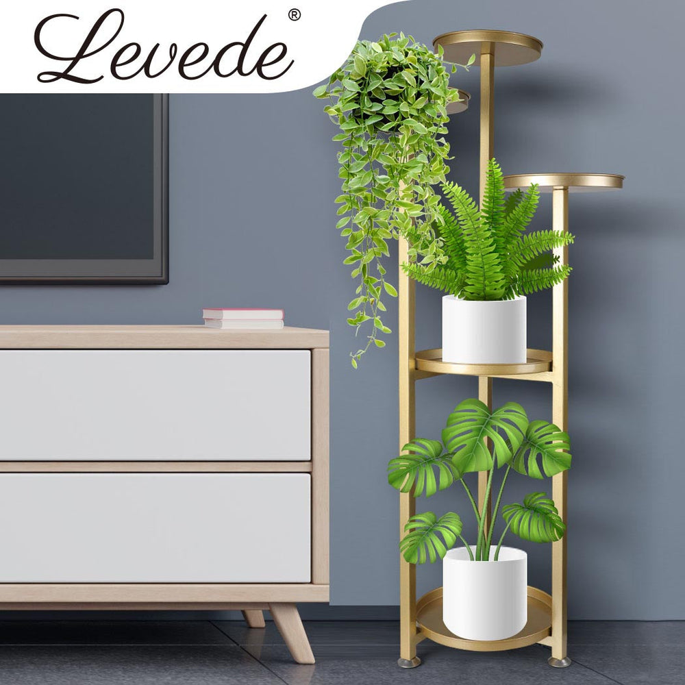 Levede Plant Stand Outdoor Indoor Flower Pots Rack Garden Shelf Home Decor 120CM