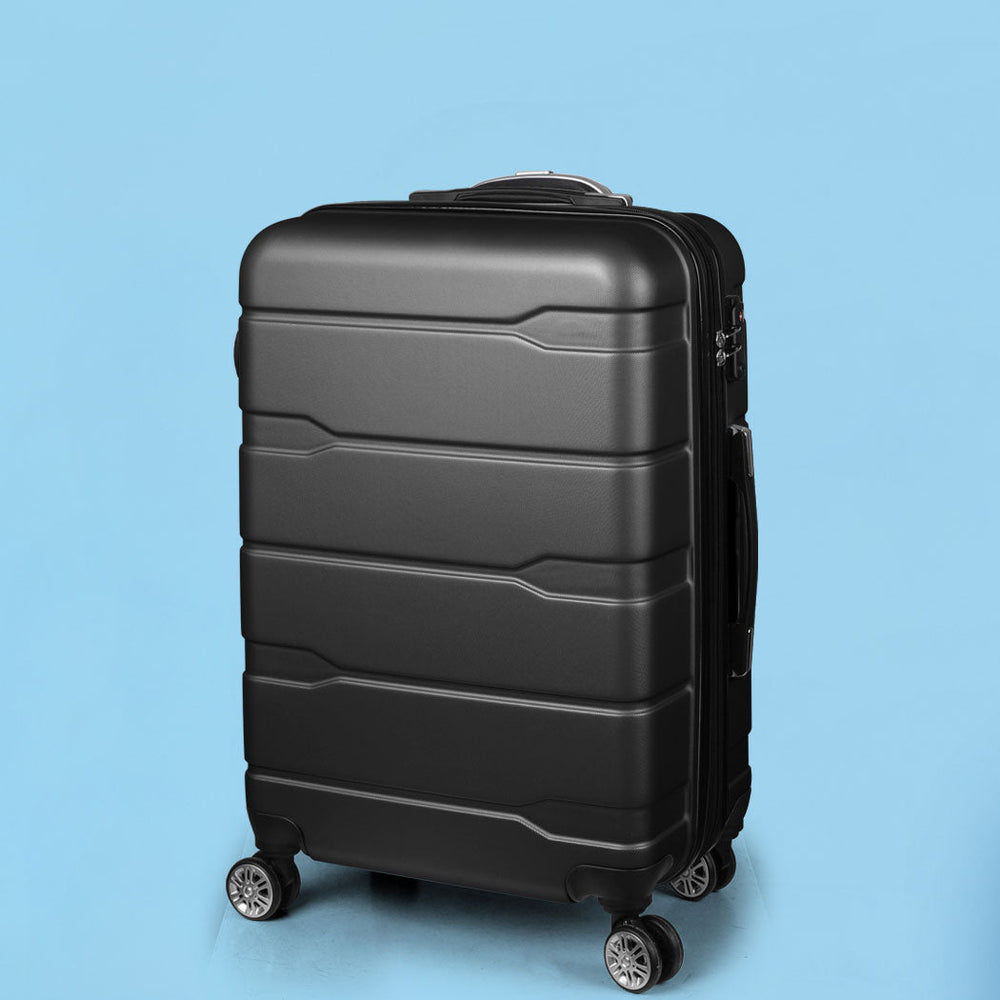 Slimbridge 28&quot; Inch Expandable Luggage Travel Suitcase Case Hard Shell TSA Black