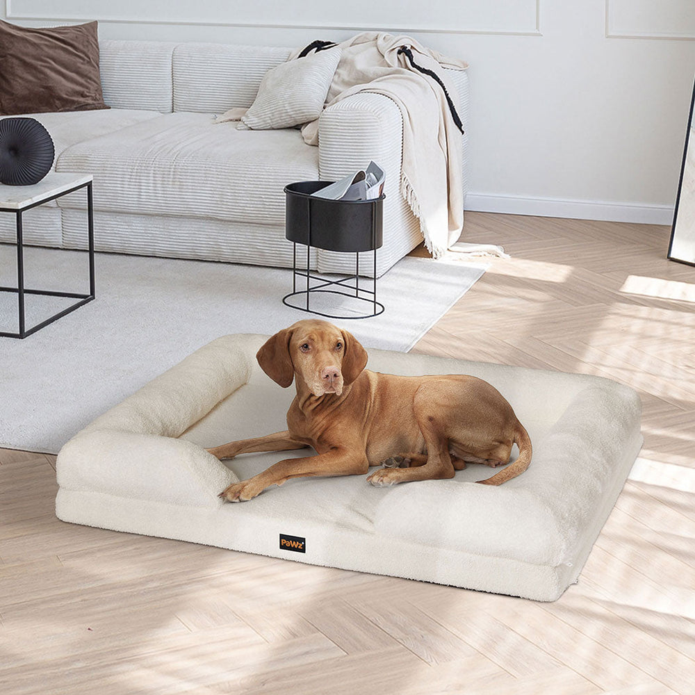 PaWz Memory Foam Pet Sofa Bed Cushion Dog Cat Mattress Washable Removable
