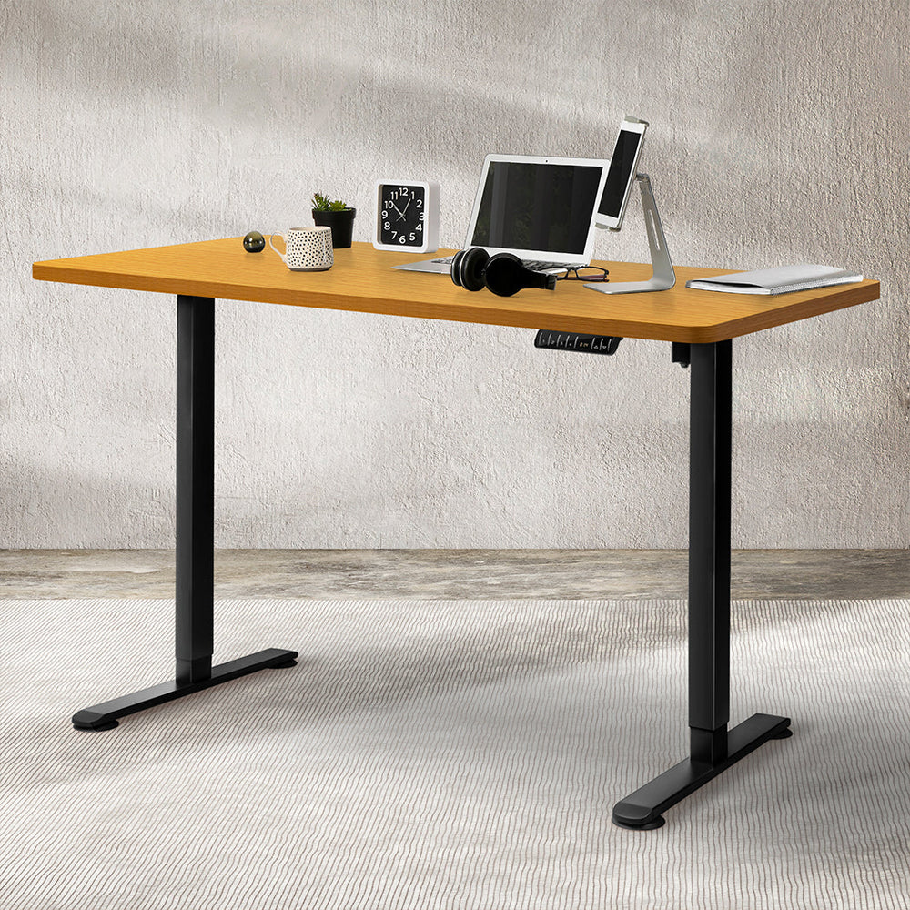 Levede Motorised Standing Desk Height Adjustable Electric Sit Stand Table 140CM