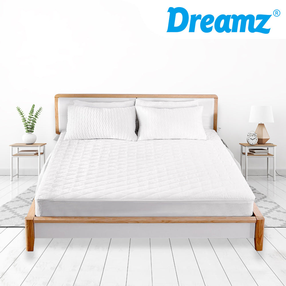 Dreamz Fully Fitted Waterproof Microfiber Mattress Protector Super King Size