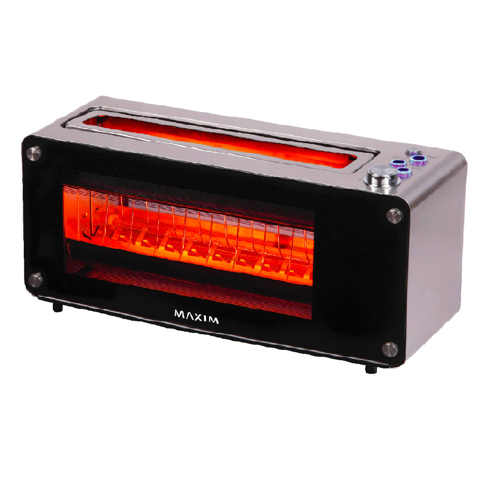 Maxim 2 Slice Glass Toaster