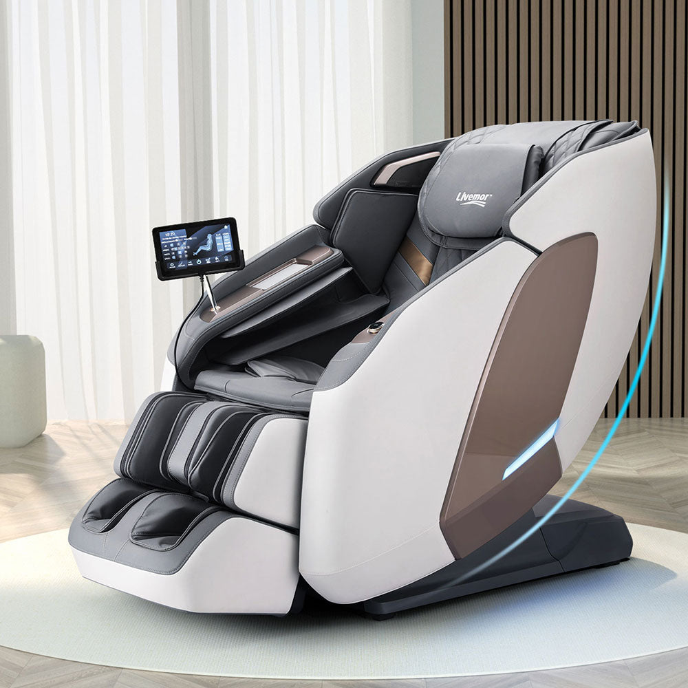 Livemor 4D Electric Massage Chair Melisa White