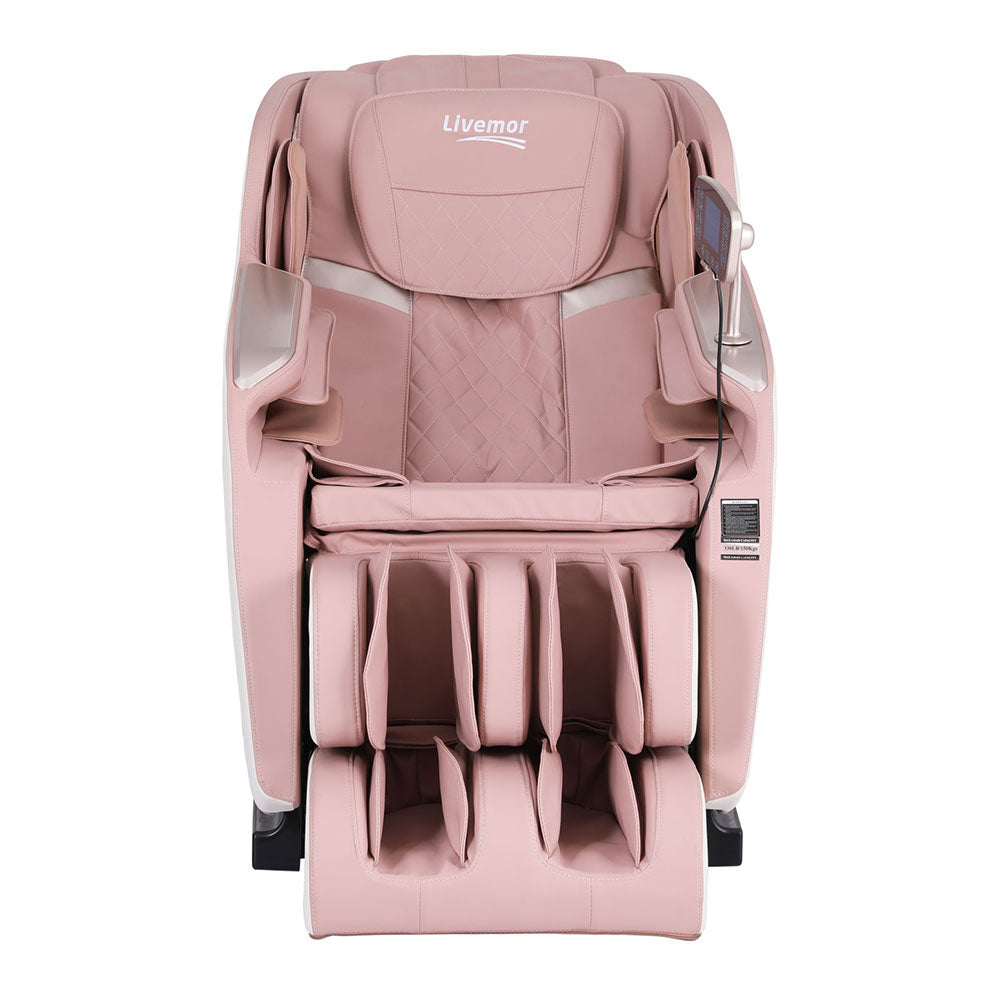 Livemor Amos Recliner Electric Massage Chair Pink