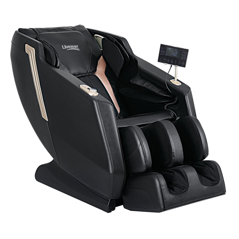 Livemor Baird Recliner Electric Massage Chair Black