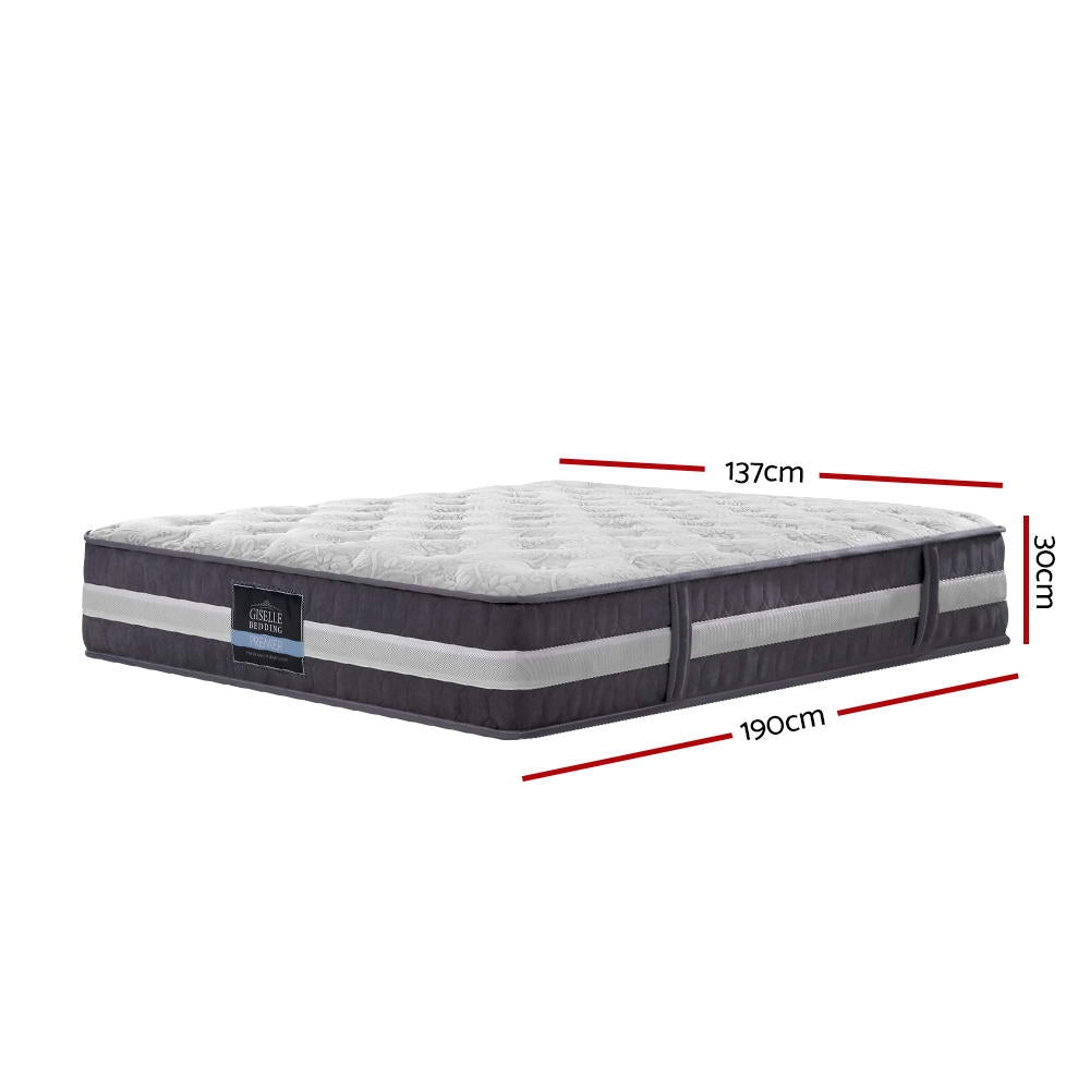 Giselle Bedding 7 Zone Spring Mattress Double