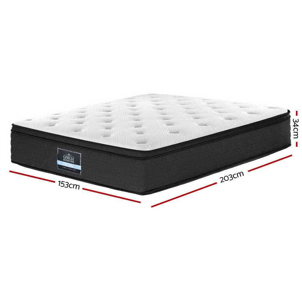 Giselle Euro Top 7 Zone Pocket Spring Mattress Queen