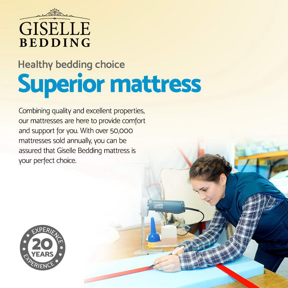 Giselle Spring Foam Mattress 34CM King Single