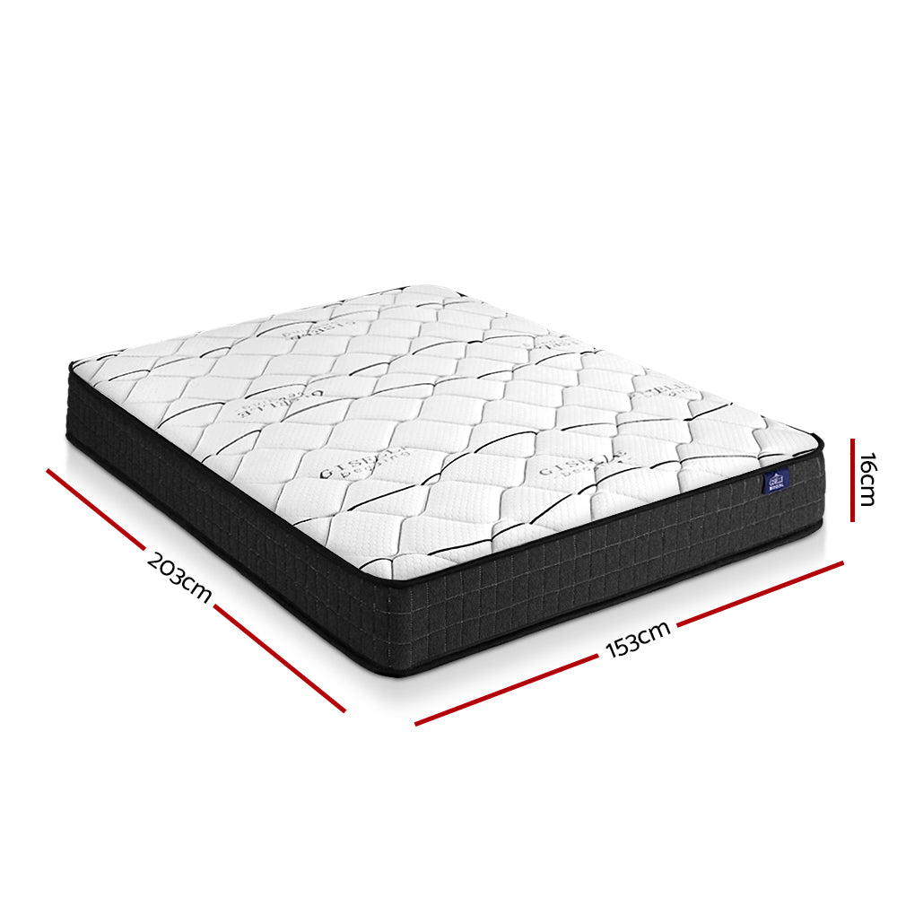 Giselle Medium Firm Foam Spring Mattress 16CM Queen