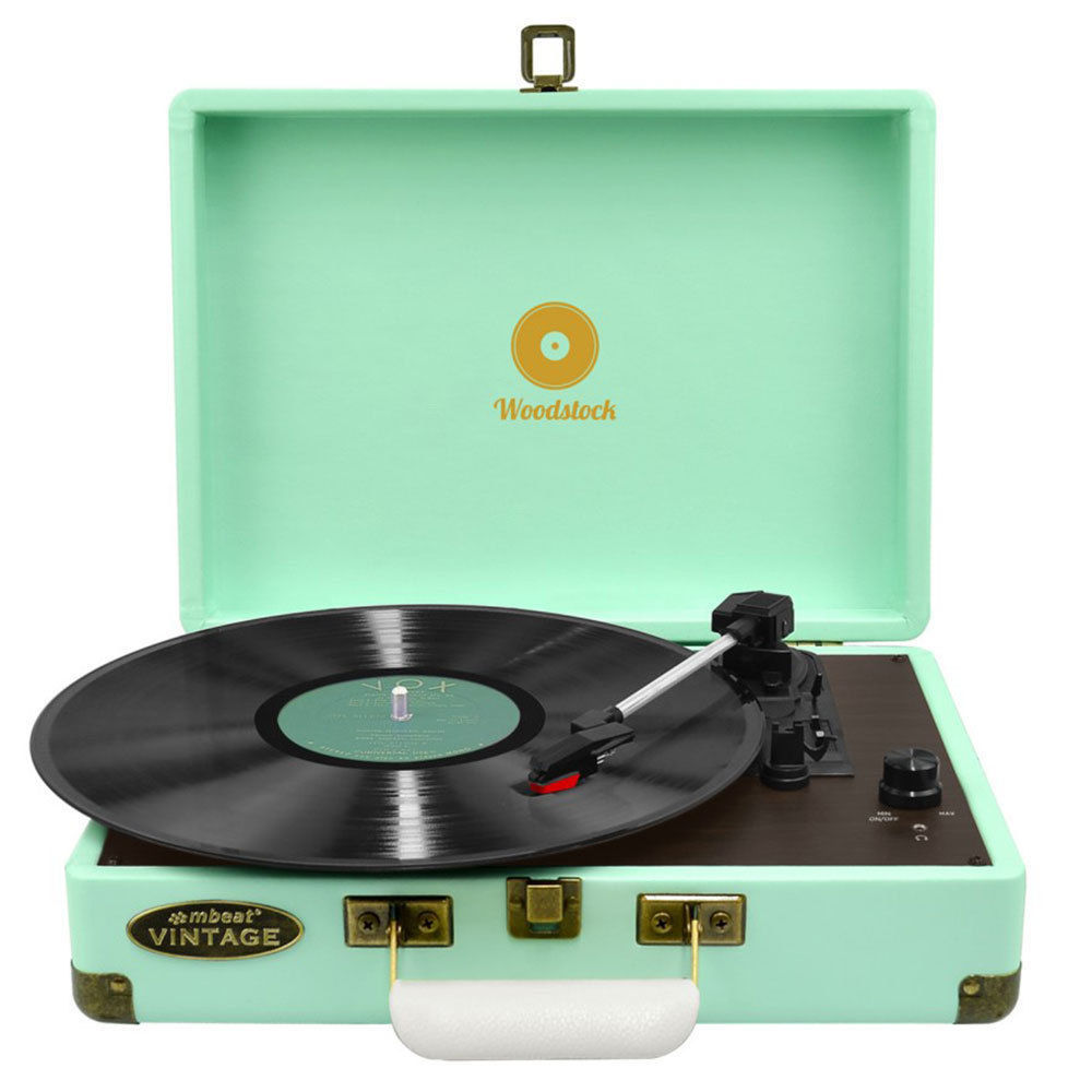 mbeat Woodstock Retro Turntable