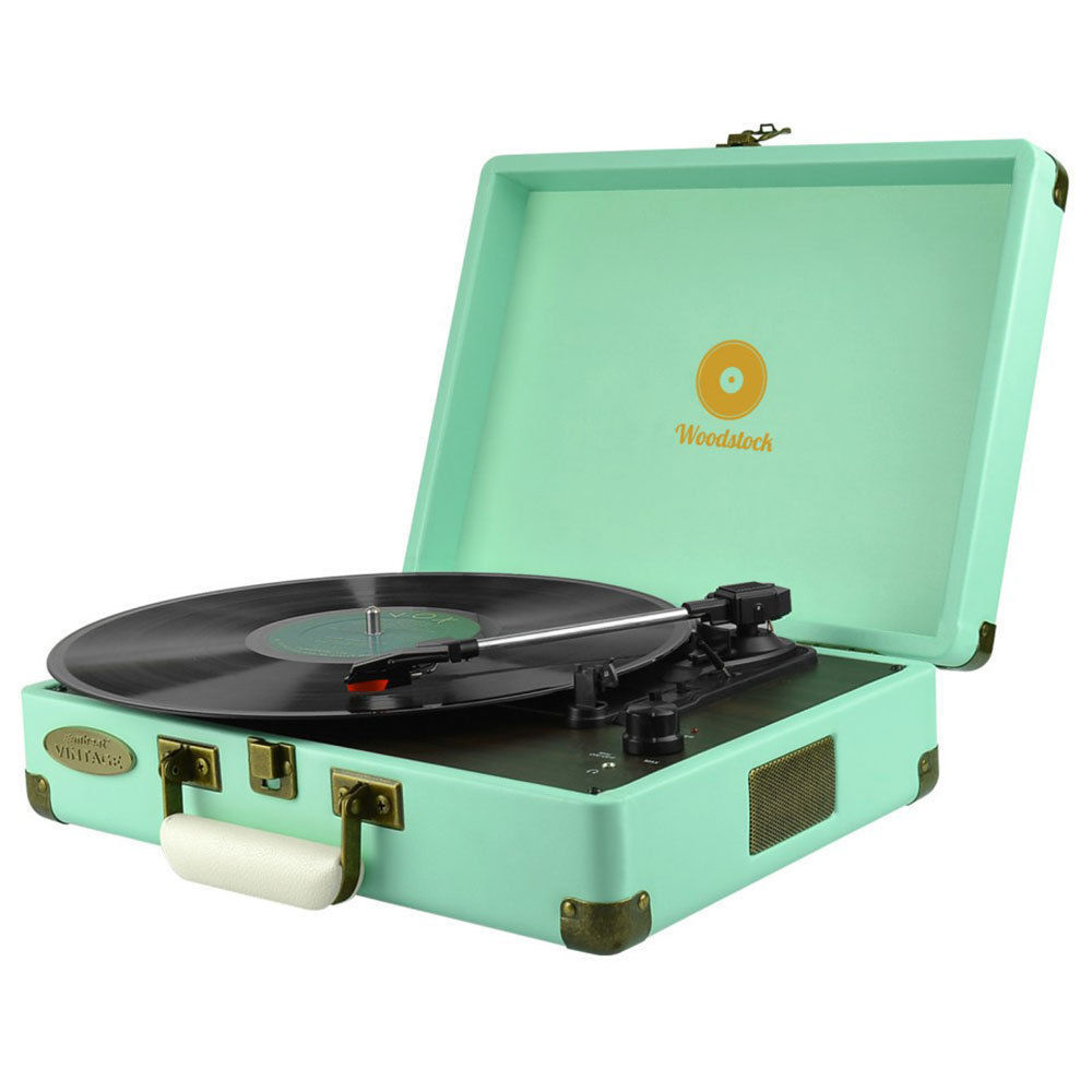 mbeat Woodstock Retro Turntable