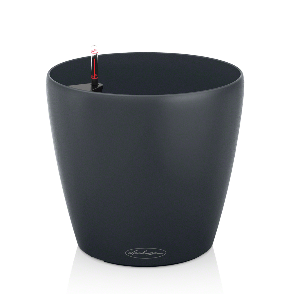 LECHUZA CLASSICO COLOR 35 PLANTER POT (SLATE)