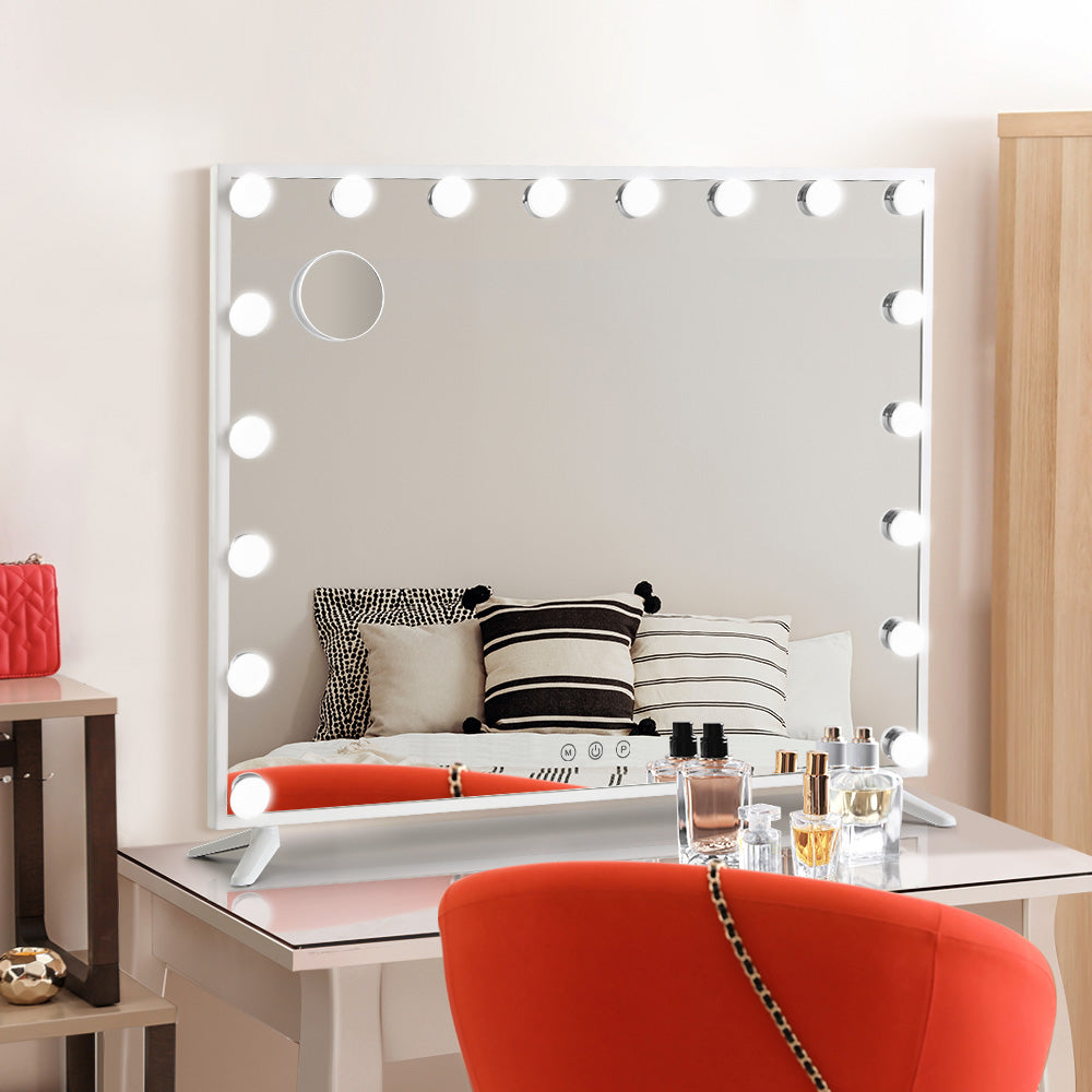 Embellir LED Hollywood Makeup Mirror White 65X80CM