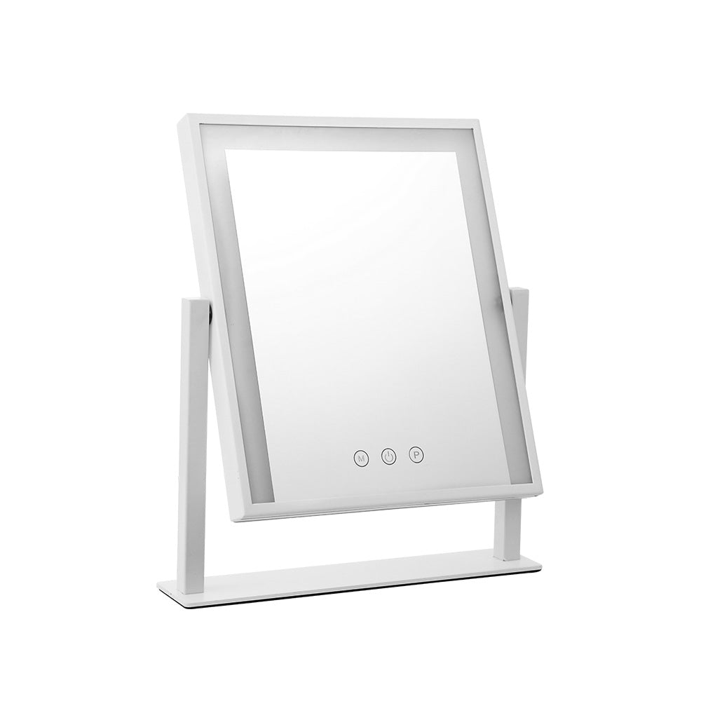 Embellir LED Makeup Standing Mirror White