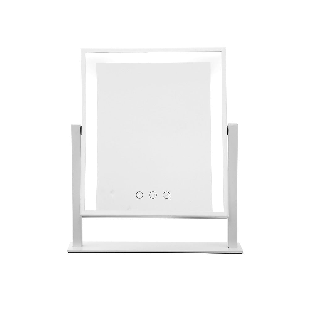 Embellir LED Makeup Standing Mirror White