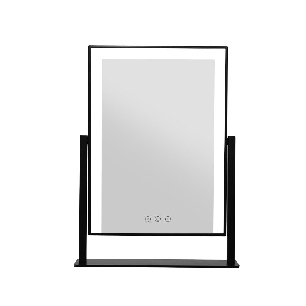 Embellir LED Standing Makeup Mirror Tabletop