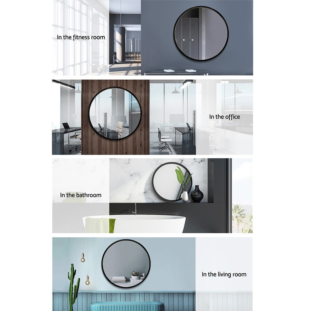 Embellir 70CM Round Bathroom Wall Mirror