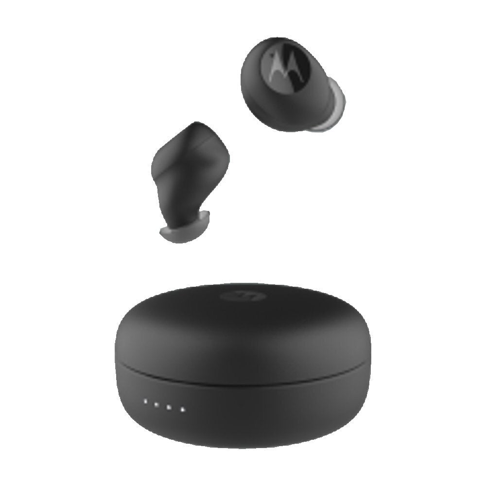 Moto Buds 250 True Wireless Weatherproof Earbuds w/ Charging Case - Black