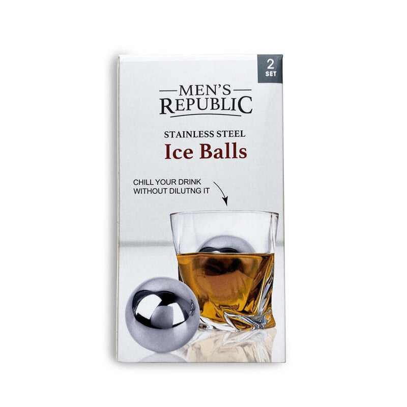 2pc Men&#39;s Republic Alcohol/Whiskey Reusable Ice Balls
