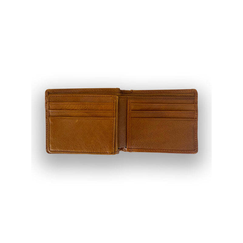 Men&#39;s Republic Leather Wallet And Keyring Set Brown