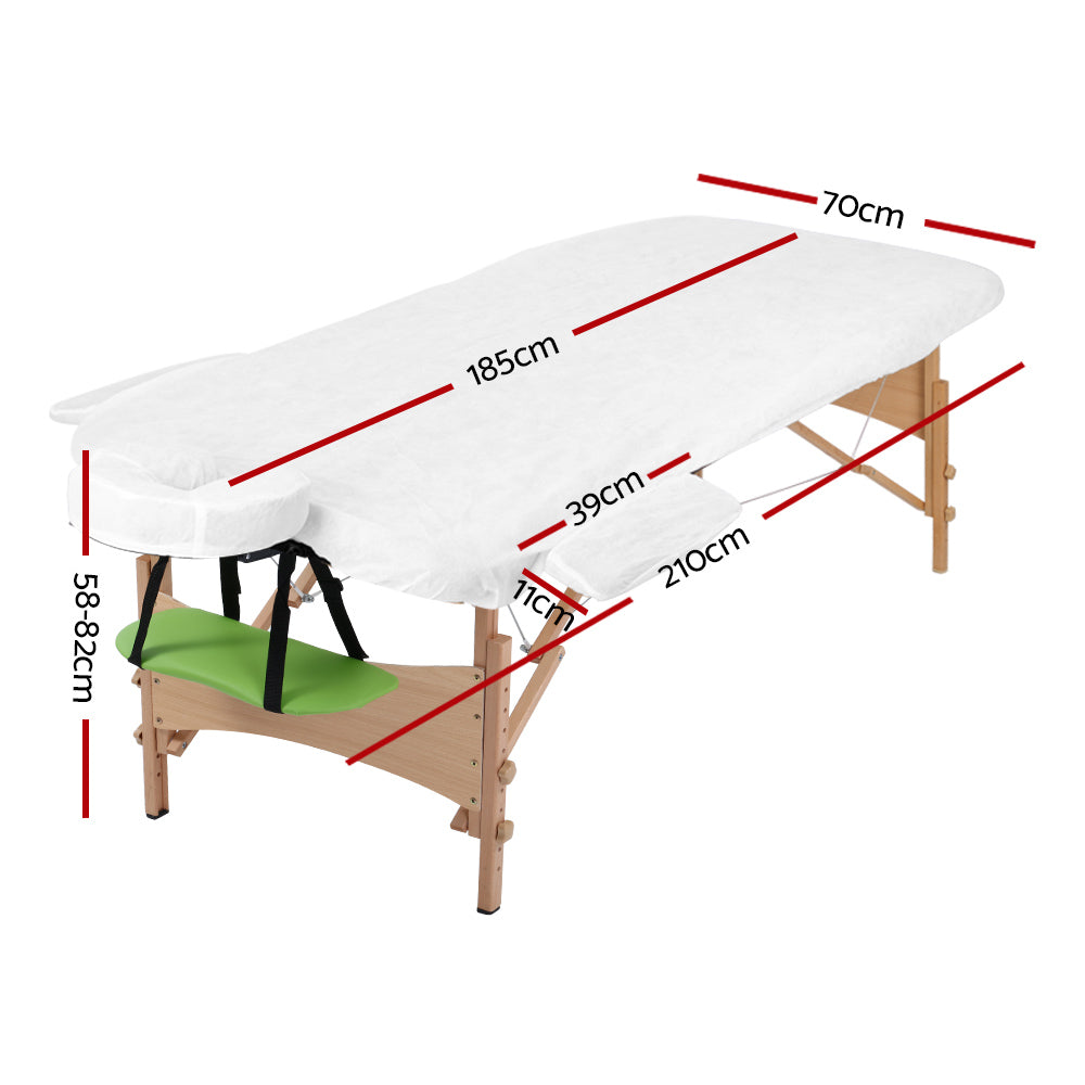 Zenses 3 Fold Wooden Massage Table 70CM