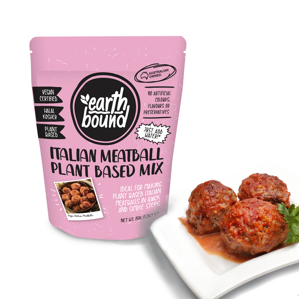 Earth Bound Plant Based Italian Meatball Mix 5-Pack (5x150g)