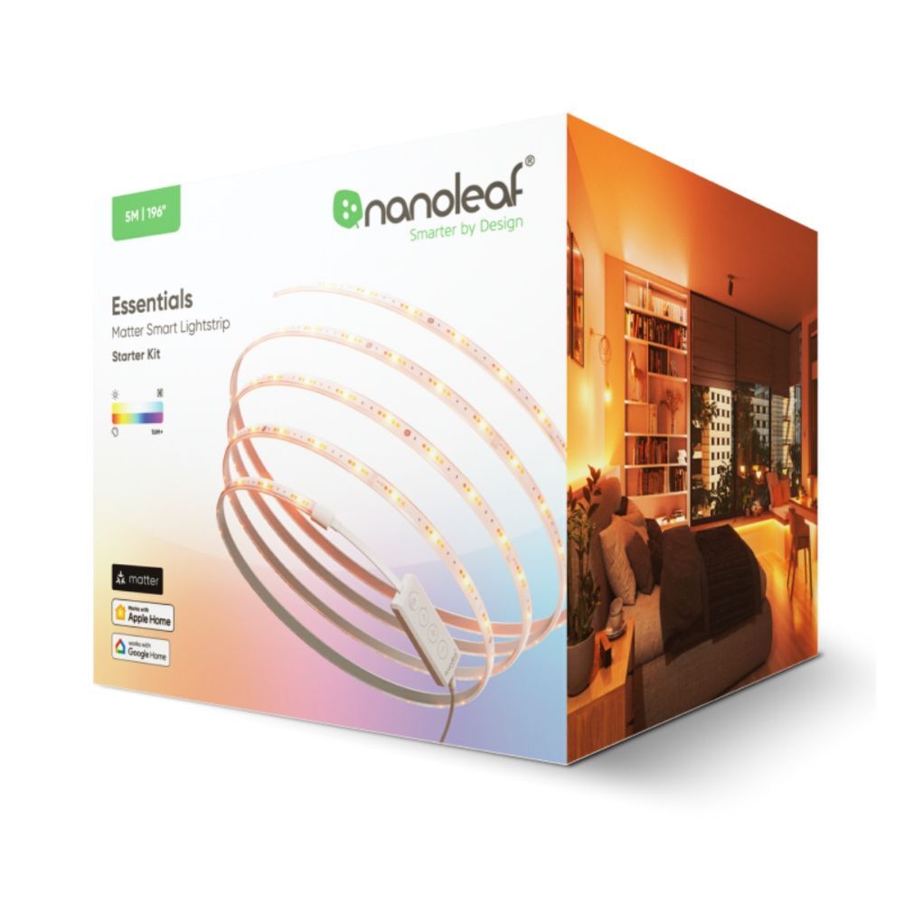 Nanoleaf Essentials 5m Smart LED Matter Lightstrip Starter Kit
