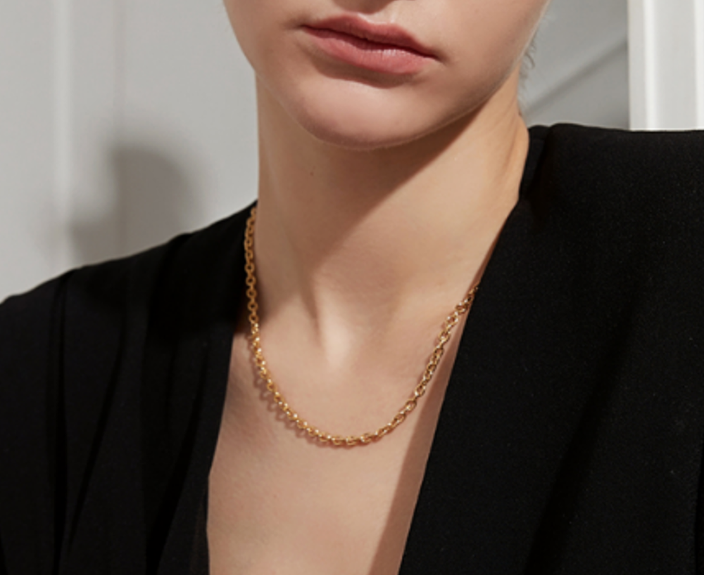 ORO BELLE 18K Gold Layered NYC Chain Necklace